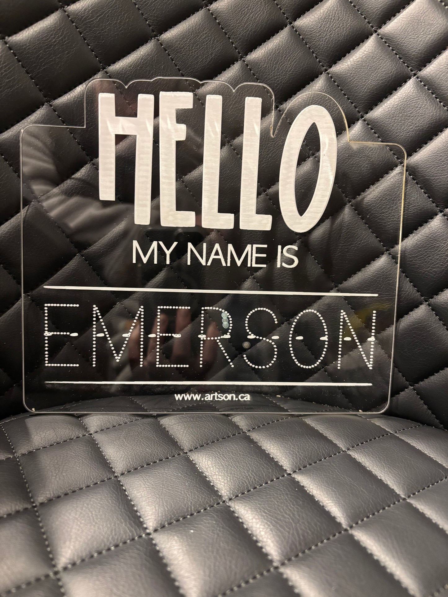 Reusable Acrylic Dry Erase Name Tracing Board