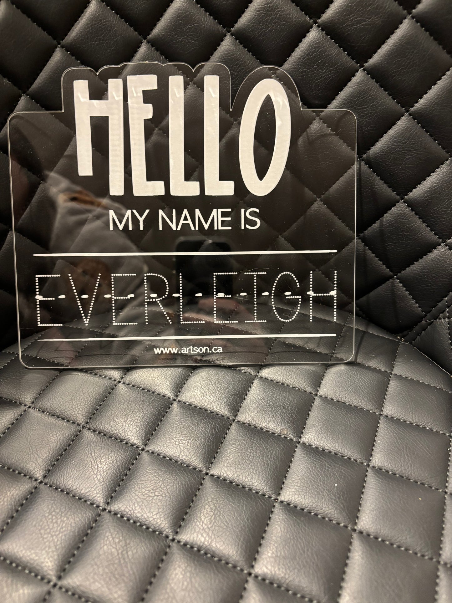 Reusable Acrylic Dry Erase Name Tracing Board