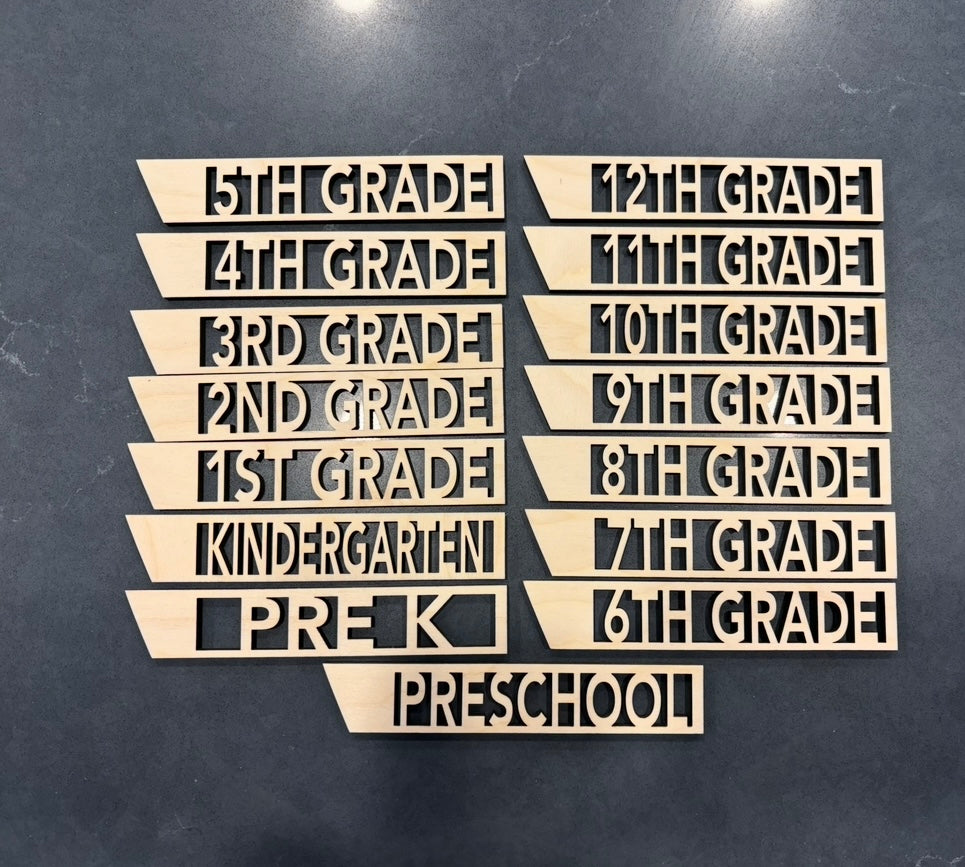 My First/Last Day of... Personalized Board