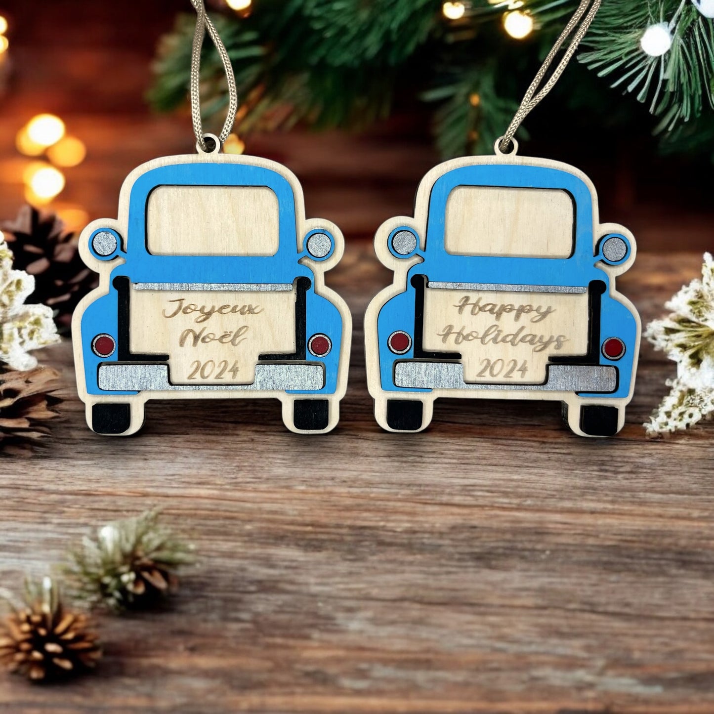 Blue Truck - Ornament