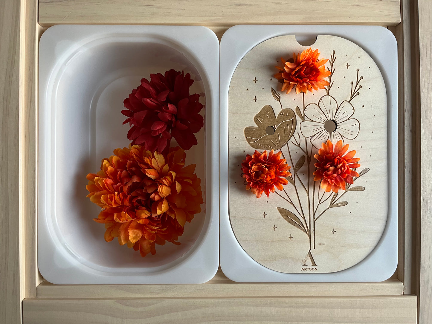 Sensory Board - Flower Boho Style