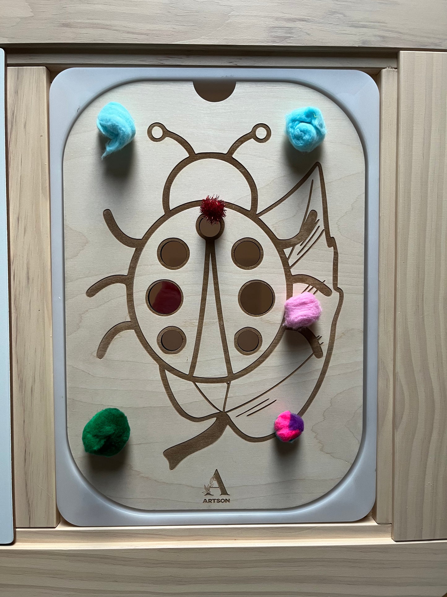 Sensory Board - Lady Bug