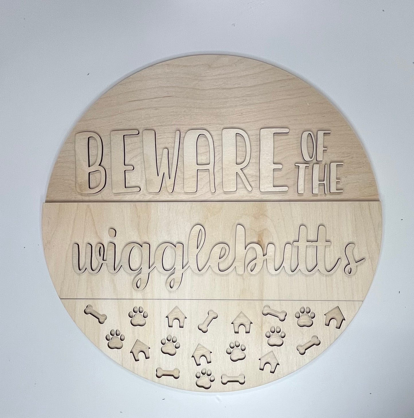 Round Sign - wigglebutts