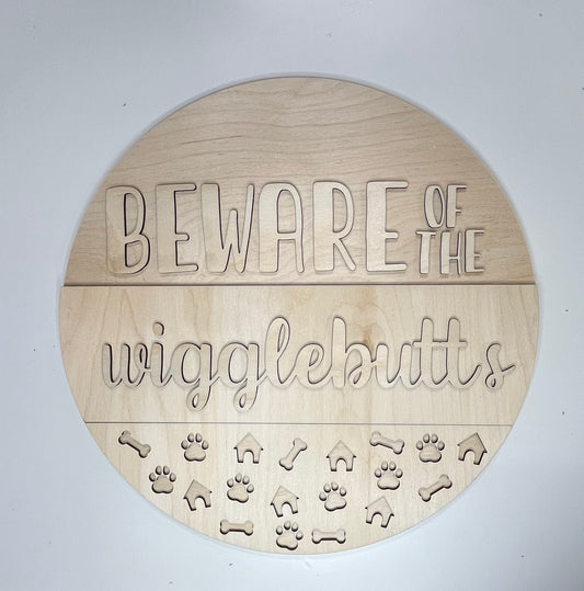 Round Sign - wigglebutts