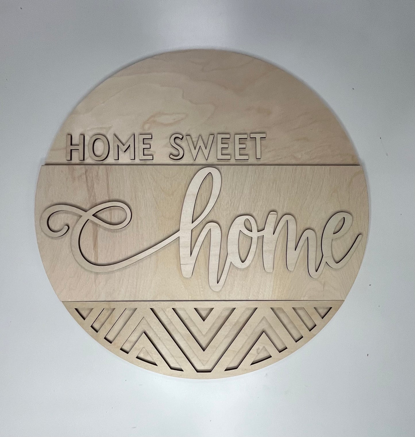 Round Sign - Home