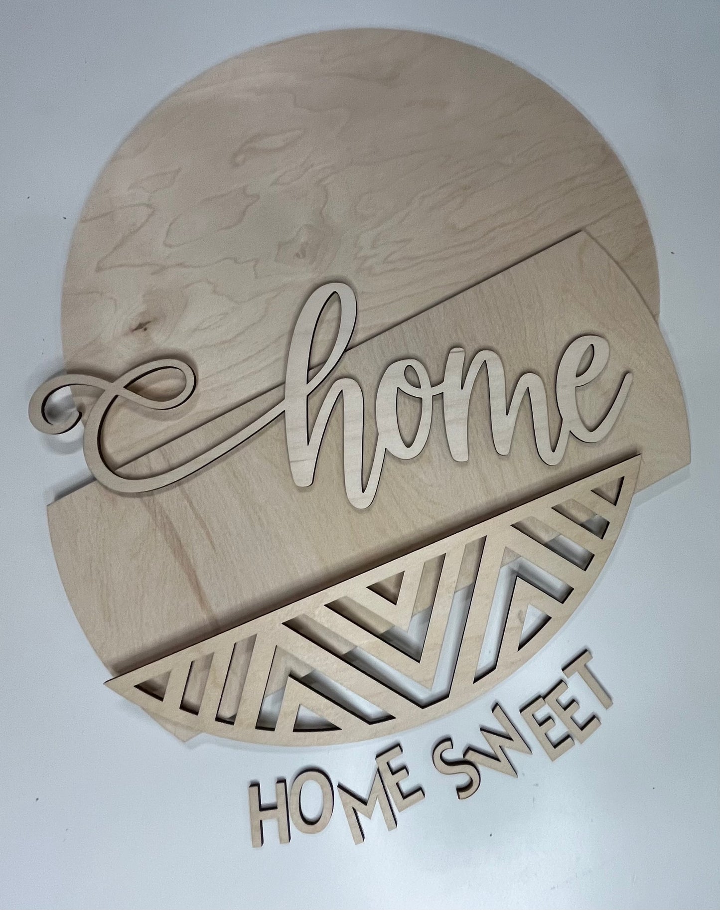 Round Sign - Home