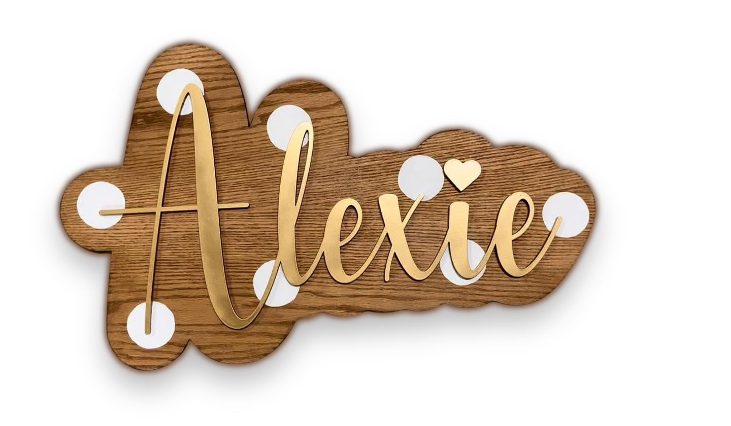 Personalized Wooden Name Sign